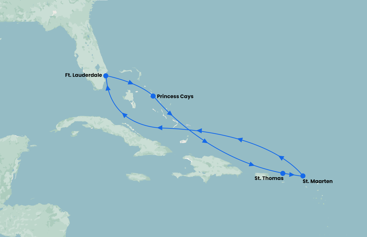 Las Vegas & Caribbean Adventure – Sail with Sun Princess